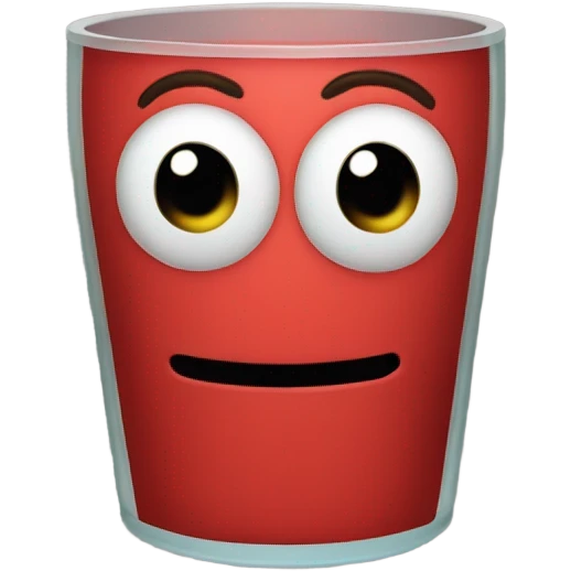 Vaso rojo emoji