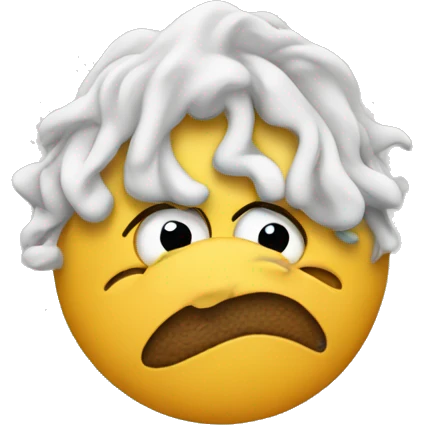 Scrunched up nose emoji