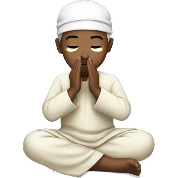 Muslim praying emoji