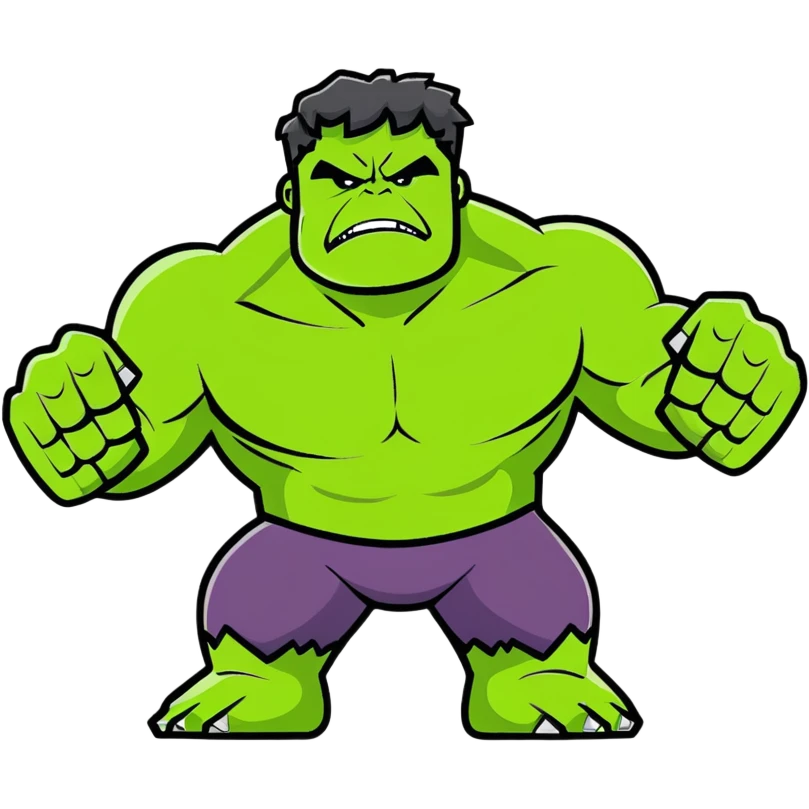 Hulk from Marvel emoji
