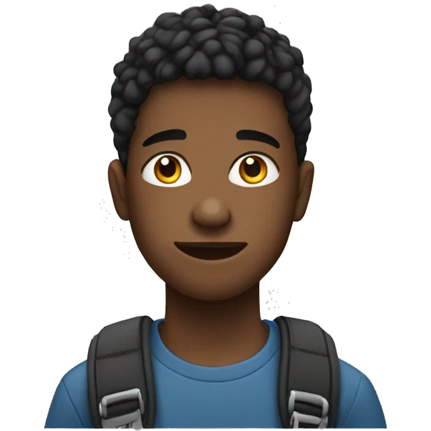 a student boy in 20 yers emoji