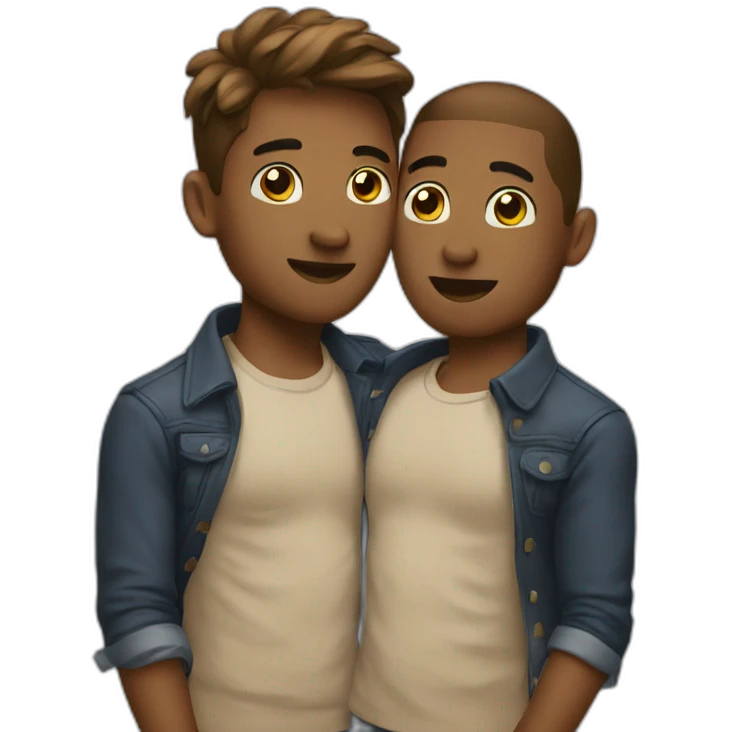 Gay love emoji