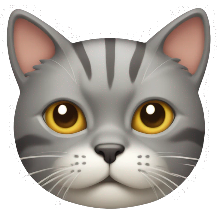 Cat with ￼ angry face ￼ emoji