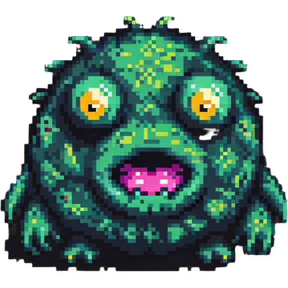 Blob monster with one eye emoji