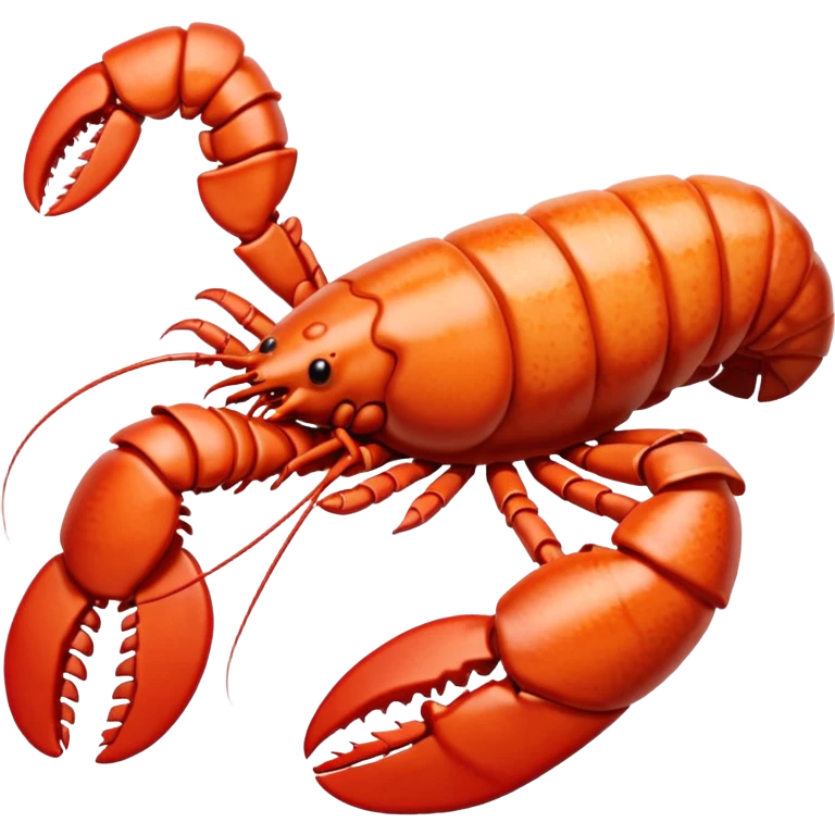 White lobster tail emoji