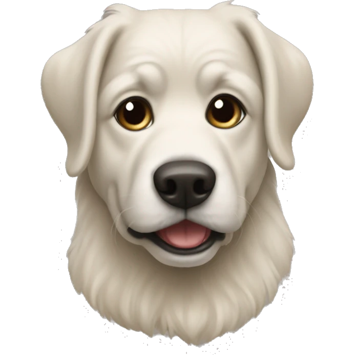 Dog shaped to a questonmark emoji
