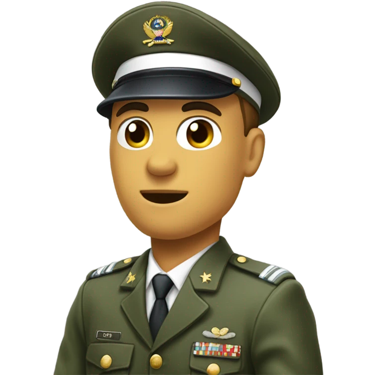 Saluting man emoji