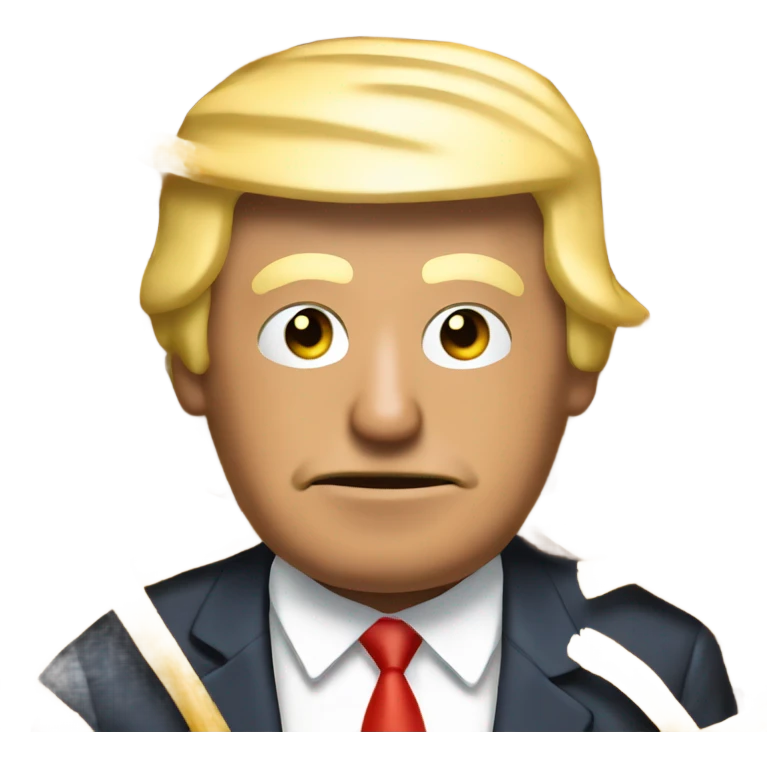 Donald Trump with Spaghetti all over him emoji