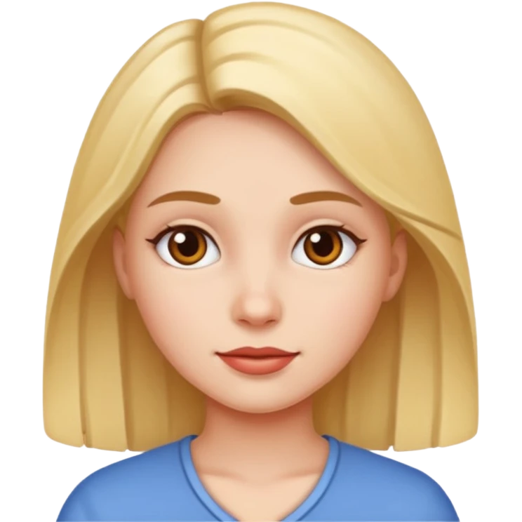 A girl giving head emoji