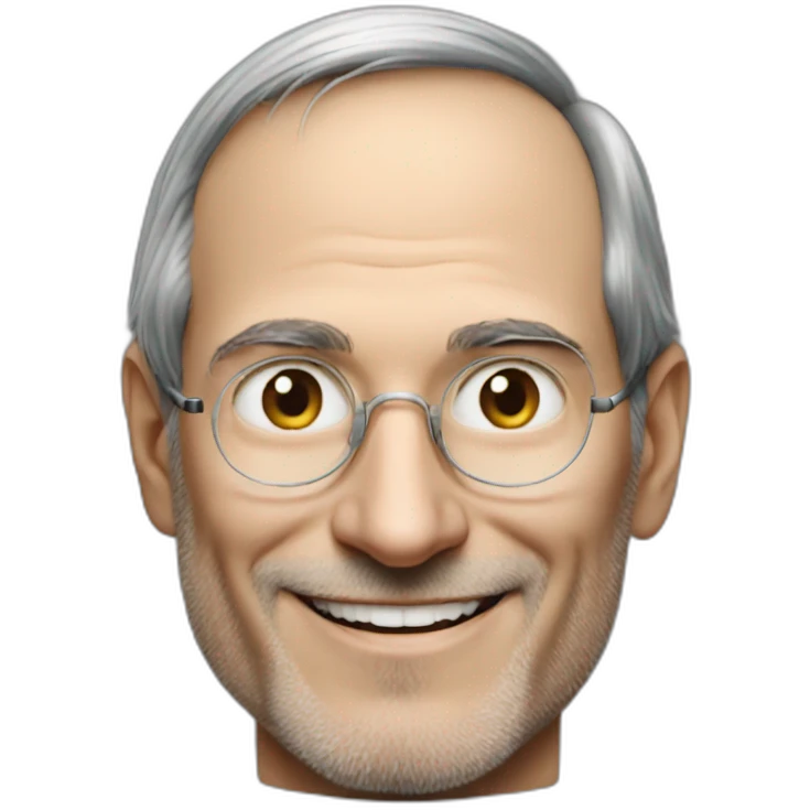 Steve Jobs smile emoji