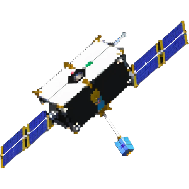 CubeSat in orbit emoji