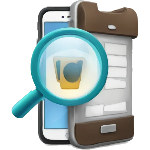 device search mobile app icon emoji