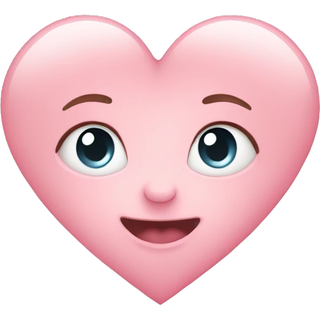 baby pink heart emoji