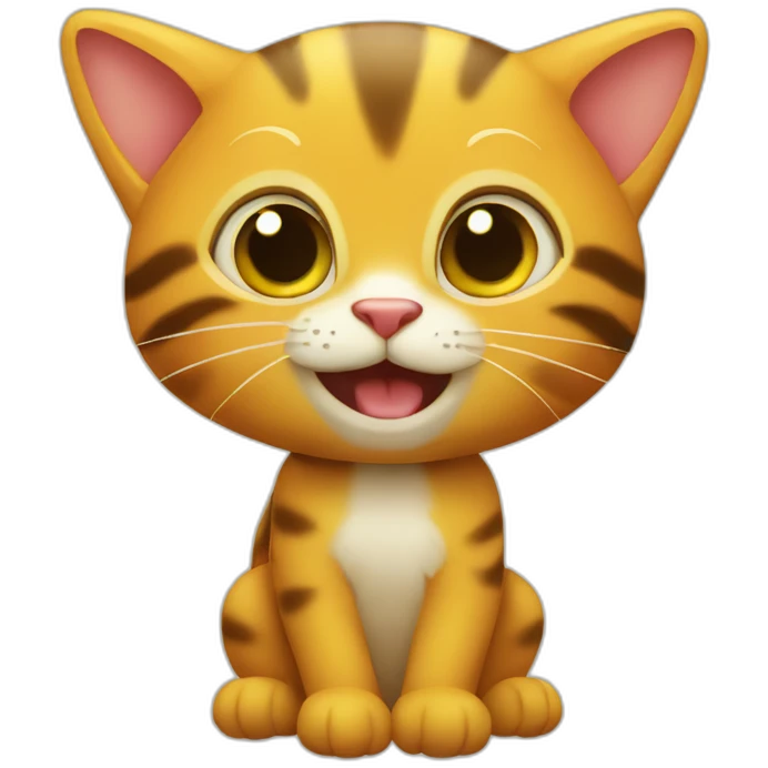 Mangue et chat  emoji