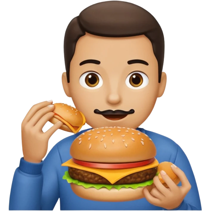 oiendo amburgesa emoji