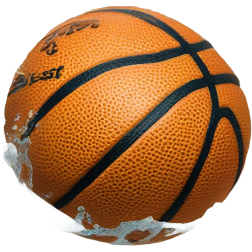 Basketball with water emoji