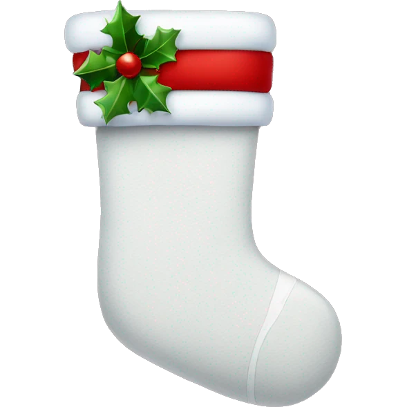 Christmas stocking emoji