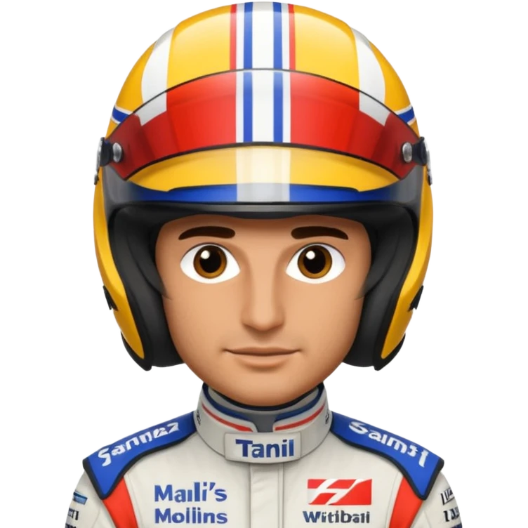 Carlos Sainz William's F1 driver emoji