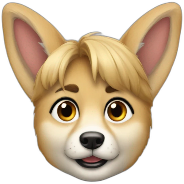 angela merkel as a furry fursona emoji
