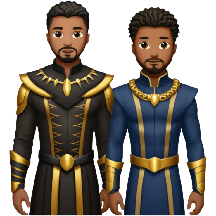 Ta challa and kill monger together Brotherhood emoji