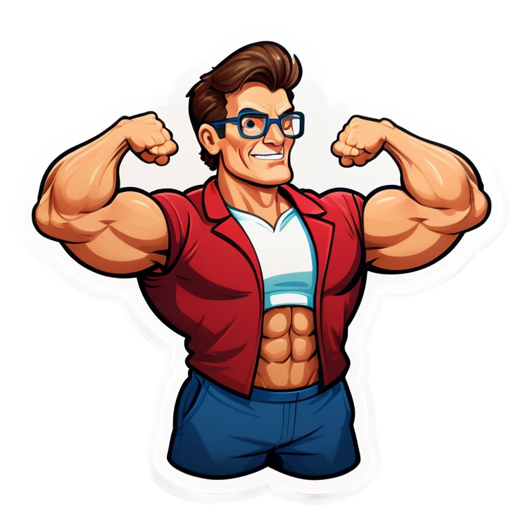 Doctor flexing muscle emoji