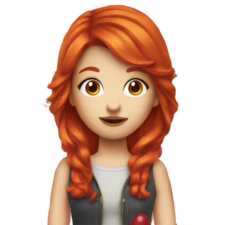 red head cherry g emoji