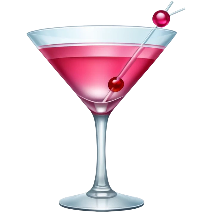 galentines red and pink cocktail emoji