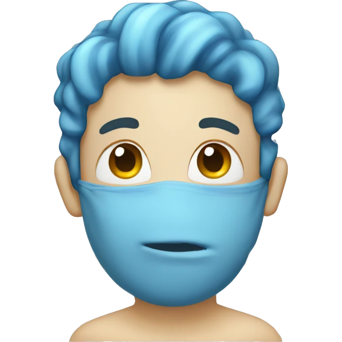 bubble blue emoji