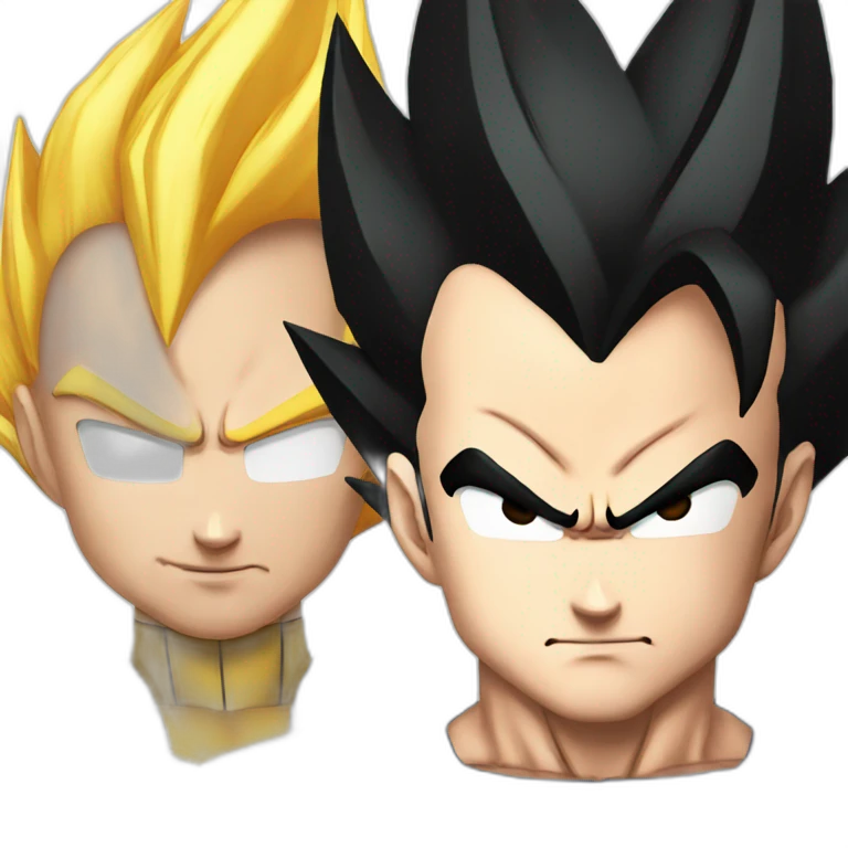 Kakarot and vegeta emoji