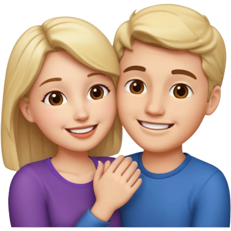 ligth couple kissing emoji