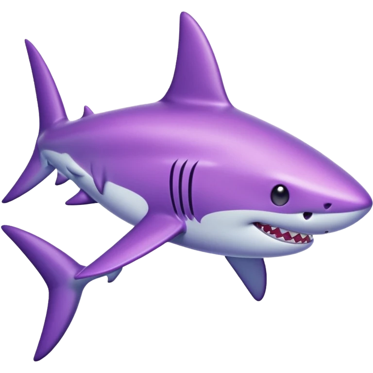 Sparkle Purple Shark emoji