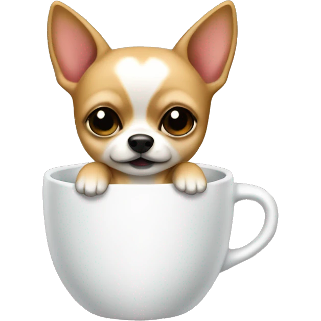 Chichiahua cup emoji