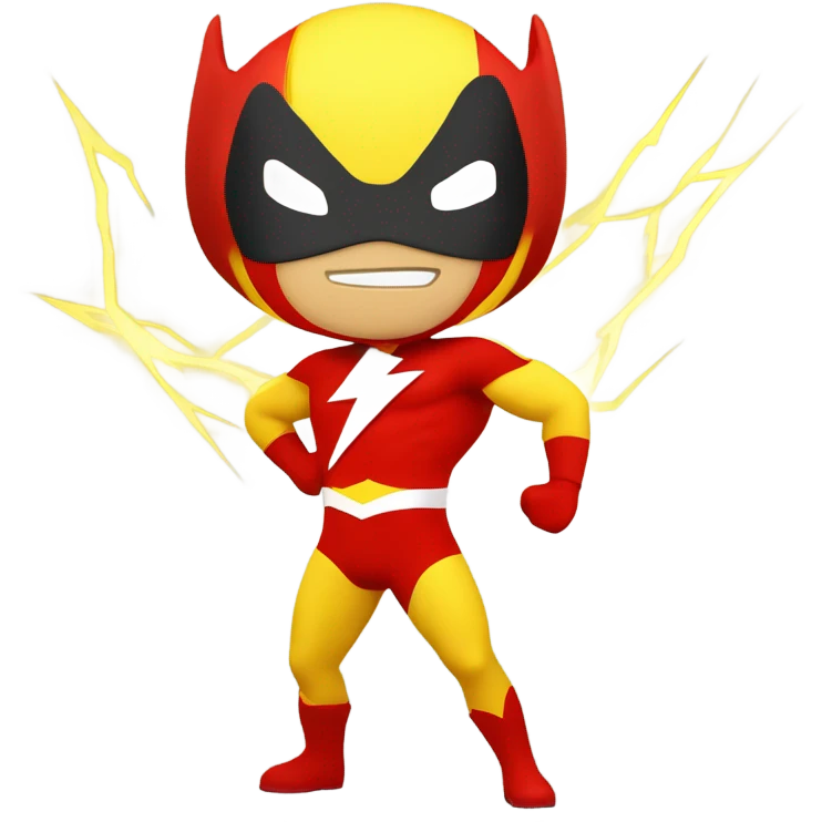 The flash emoji