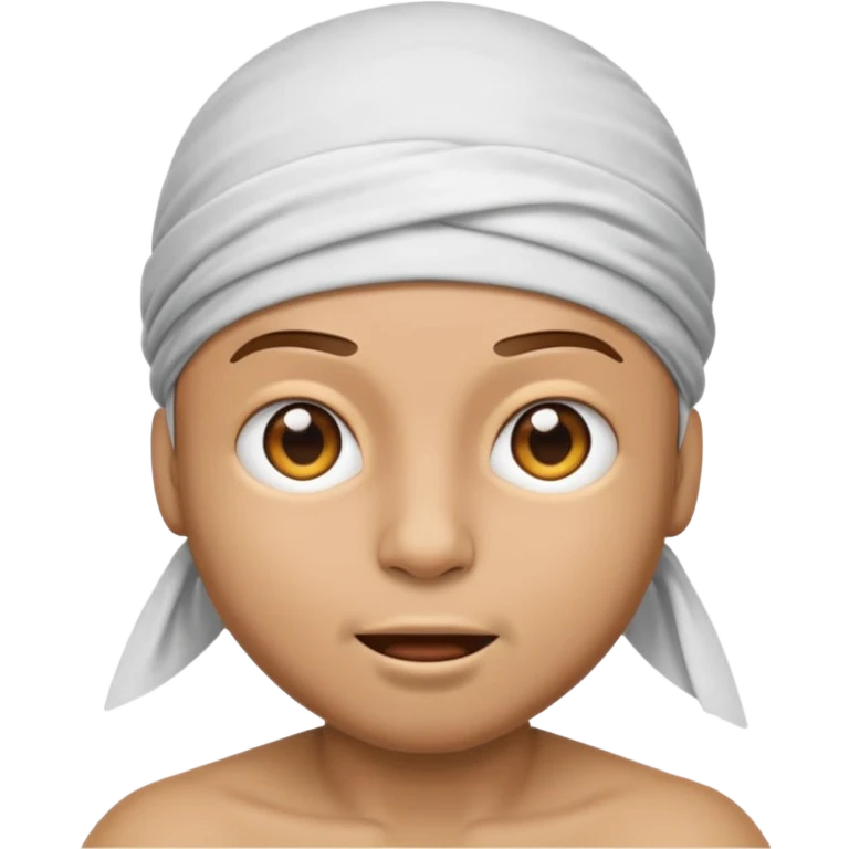 Emoji doing Rizz face with durag on head  emoji