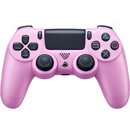 PlayStation 5 controller pink emoji