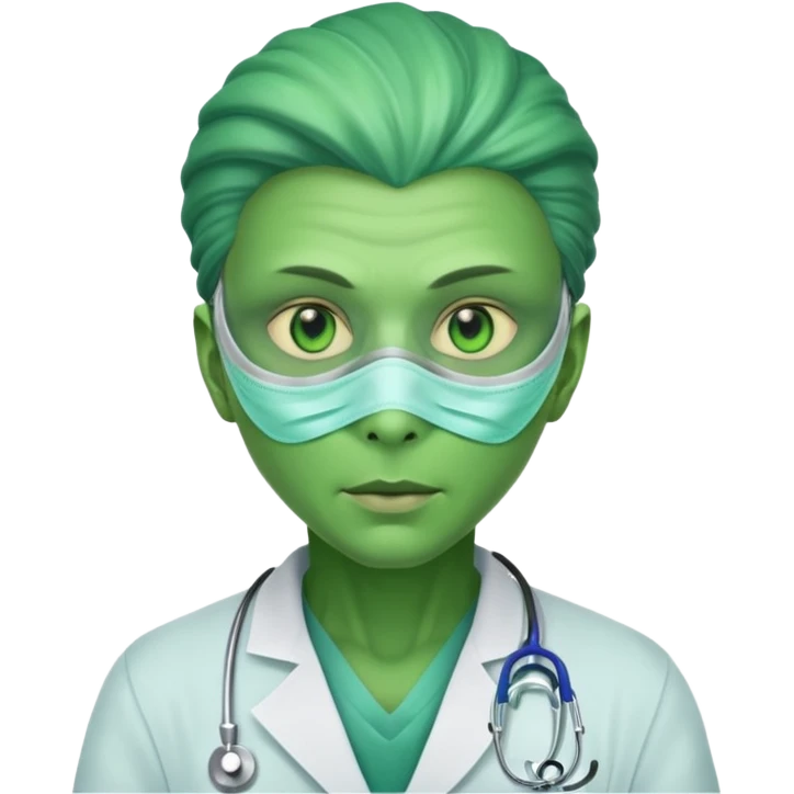 alien doctor emoji