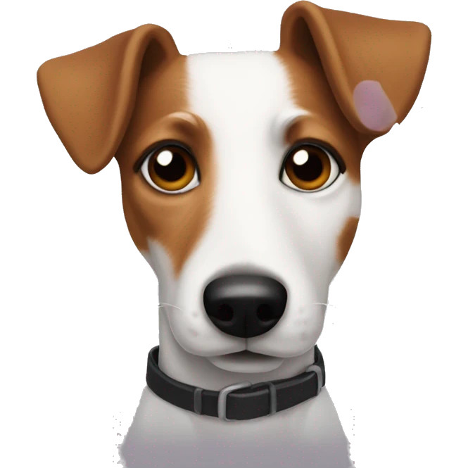 a gigachad jack russel emoji