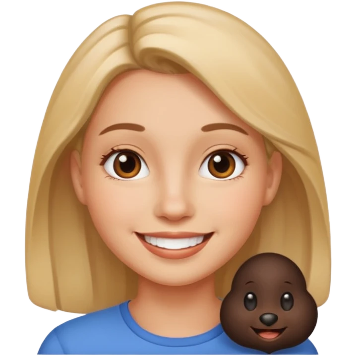 yüzünde meni olan kadın emoji