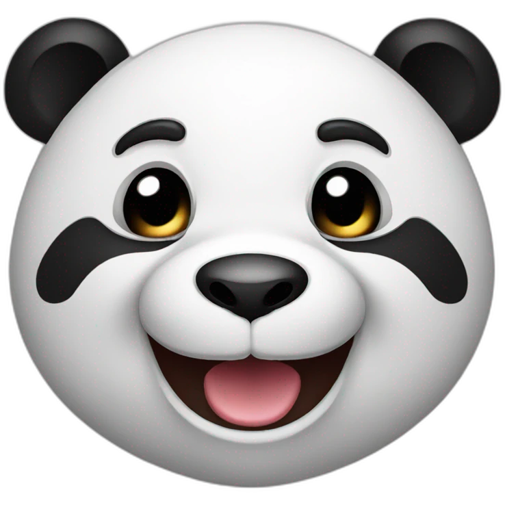 laughing panda emoji