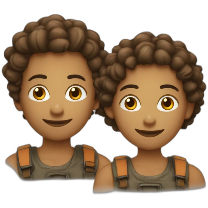 Jul avec une obergine emoji