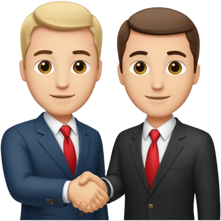 Two businessmen shaking hands emoji
