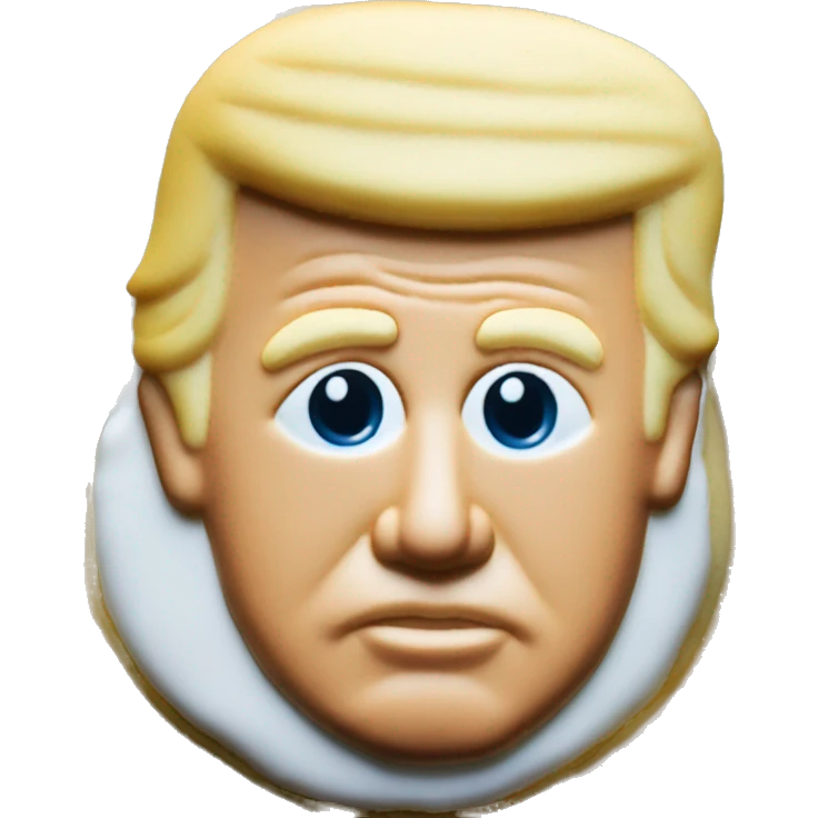 Donald Trump sugar cookie emoji