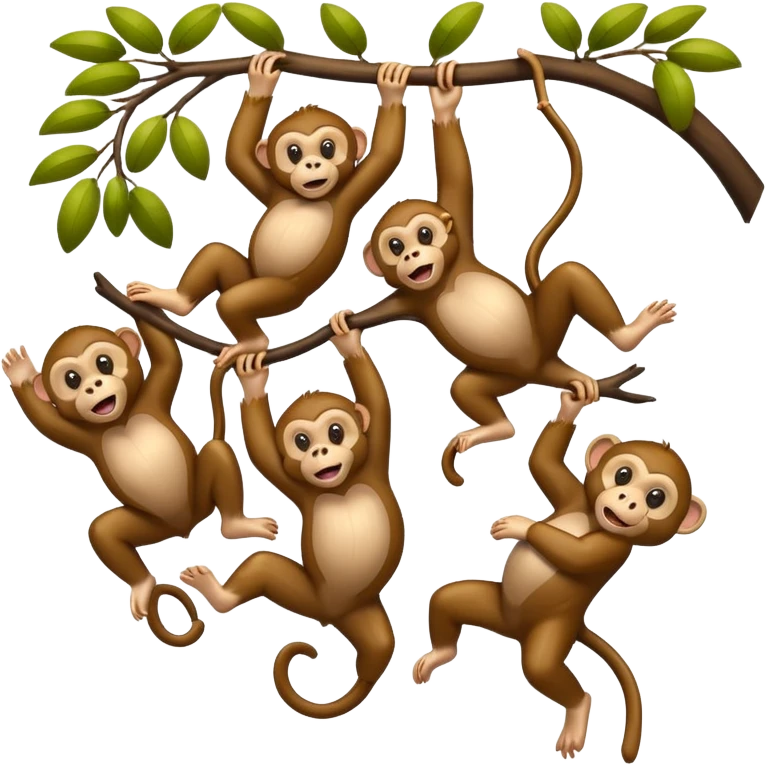 monkeys emoji