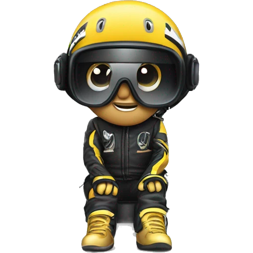 Supermotard monocle emoji