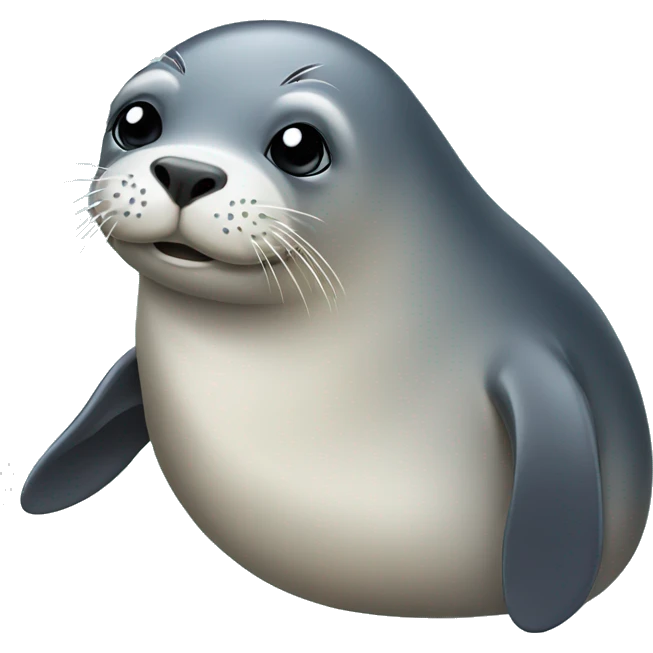 Seal with fin emoji