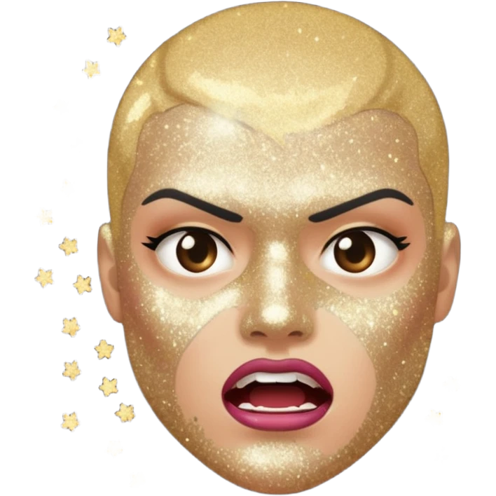 glitter killer attack emoji