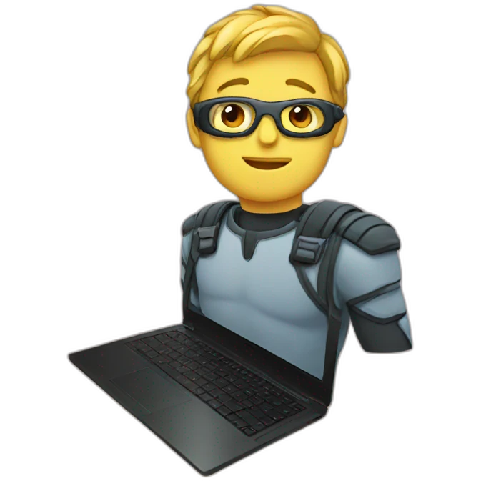 hero laptop emoji