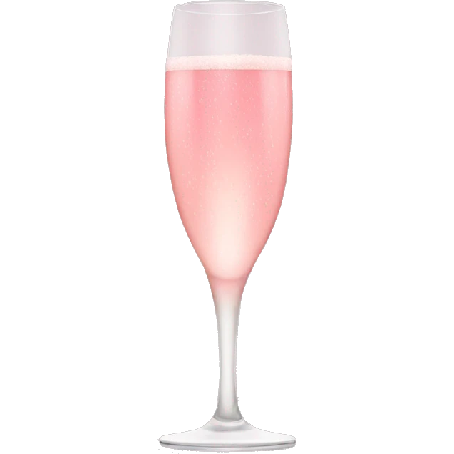 Pink champagne  emoji