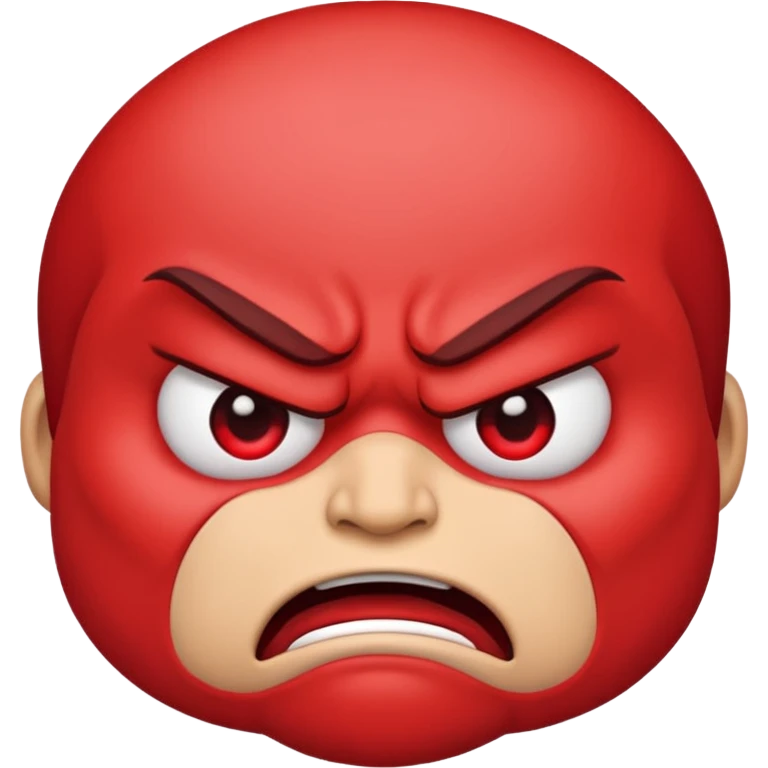Angry face emoji emoji