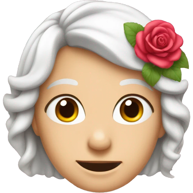 Rosa Herz mit Schleife  emoji